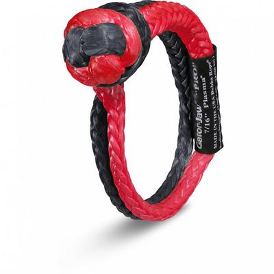 Bubba Rope 7/16" Gator-Jaw PRO Synthetic Shackle (Red/Black) - 176745PRORB